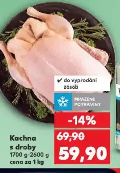 Kaufland Kachna s droby nabídka