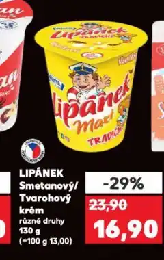 Kaufland Lipánek tvarohový nabídka