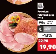 Kaufland Premium rolovaná plec nabídka