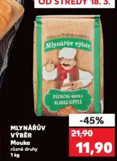 Kaufland Mlynářův výběr mouka nabídka