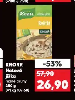 Kaufland Knorr hotová jíška nabídka