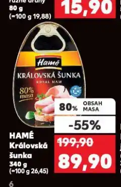 Kaufland Hamé královská šunka nabídka