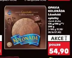 Kaufland Opavia kolonáda lázeňské oplatky nabídka