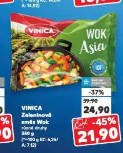 Kaufland Vinica zeleninová směs wok nabídka