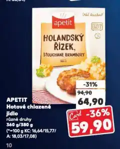 Kaufland Apetit hotové jídlo nabídka