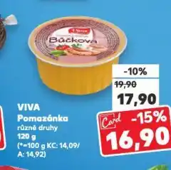 Kaufland Viva pomazánka nabídka