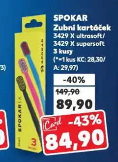 Kaufland Spokar zubní kartáček nabídka