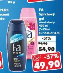 Kaufland Fa sprchový gel nabídka