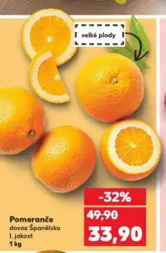 Kaufland Pomeranče nabídka