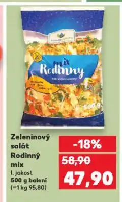 Kaufland Zeleninový salát rodinný mix nabídka