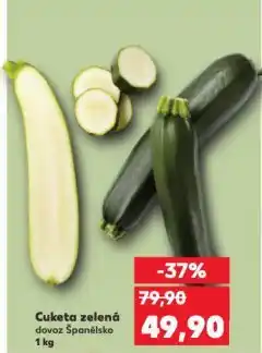 Kaufland Cuketa zelená nabídka
