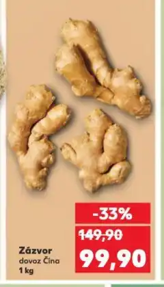 Kaufland Zázvor nabídka