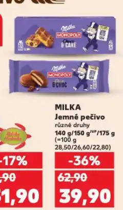 Kaufland Milka jemné pečivo nabídka