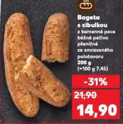 Kaufland Bageta s cibulkou nabídka