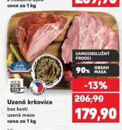 Kaufland Uzená krkovice nabídka