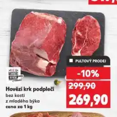 Kaufland Hovězí krk podplečí nabídka