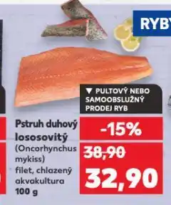 Kaufland Pstruh duhový lososovitý nabídka