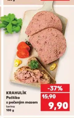 Kaufland Krahulík paštika s pečeným masem nabídka