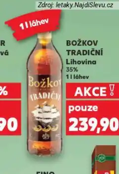 Kaufland Božkov tradiční nabídka