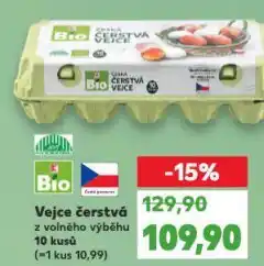 Kaufland Bio vejce nabídka