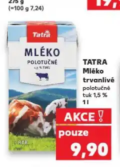 Kaufland Tatra mléko trvanlivé nabídka