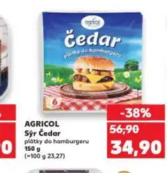 Kaufland Agricol sýr čedar nabídka