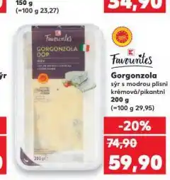 Kaufland Gorgonzola sýr s modrou plísní nabídka