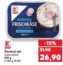 Kaufland Čerstvý sýr nabídka
