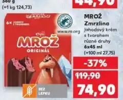 Kaufland Mrož zmrzlina nabídka