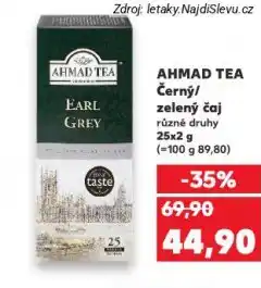 Kaufland Ahmad černý čaj nabídka