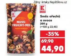 Kaufland Směs ořechů a ovoce nabídka