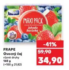Kaufland Frape ovocný čaj nabídka