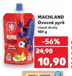 Kaufland Machland ovocné pyré nabídka