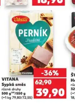 Kaufland Vitana sypká směs nabídka