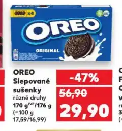 Kaufland Oreo slepované sušenky nabídka