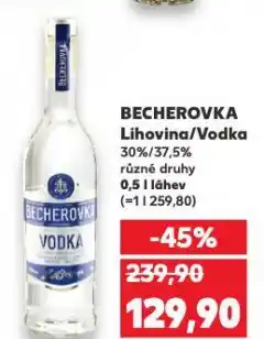 Kaufland Becherovka lihovina nabídka