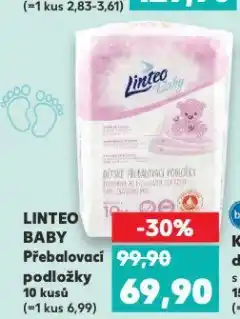 Kaufland Linteo baby přebalovací podložky nabídka