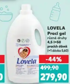 Kaufland Lovela prací gel nabídka