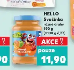 Kaufland Hello svačinka nabídka