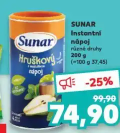 Kaufland Sunar instantní nápoj nabídka