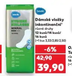 Kaufland Dámské vložky inkontinenční nabídka