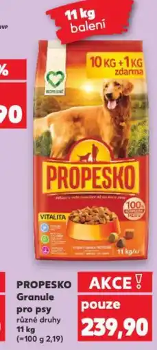 Kaufland Propesko granule pro psy nabídka