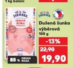 Kaufland Dušená šunka výběrová nabídka