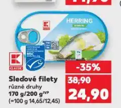 Kaufland Sleďové filety nabídka