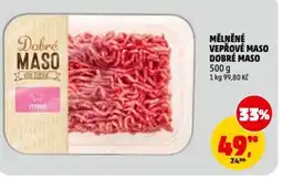 Penny Market Mělněné vepřové maso dobré maso nabídka