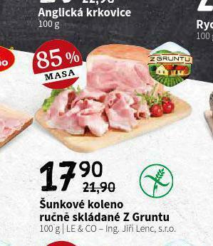 Šunkové koleno ručně skládané