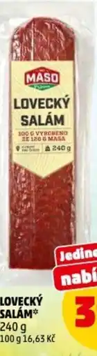 Penny Market Lovecký salám nabídka