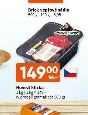 Terno Hovězí kližka nabídka
