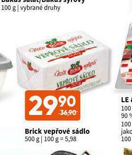Terno Brick vepřové sádlo nabídka