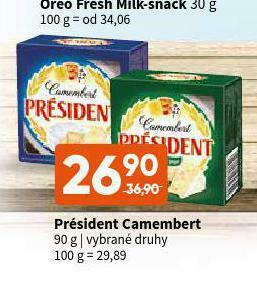 Terno Président camembert nabídka